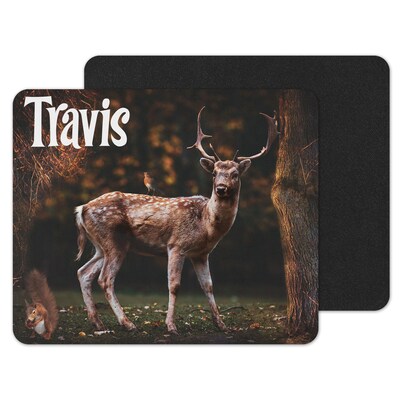 Deer Custom Personalized Mouse Pad - image1